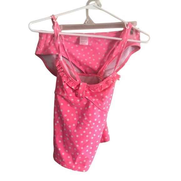 Xhilaration Two Piece Pink and White Polkadot Extra Large - Picture 2 of 6